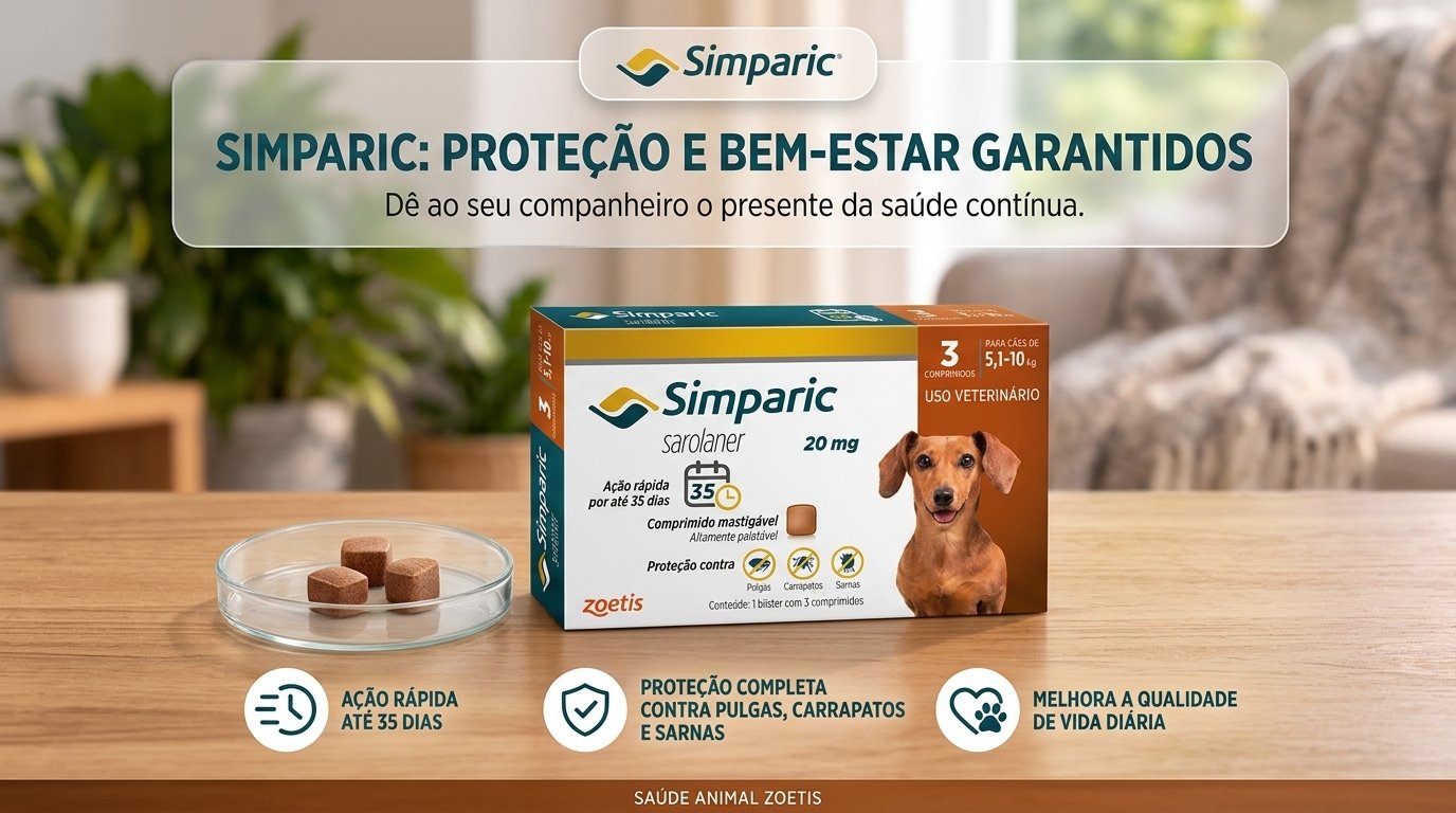 Guia de Medicamentos Pet: Simparic, Bravecto, Apoquel